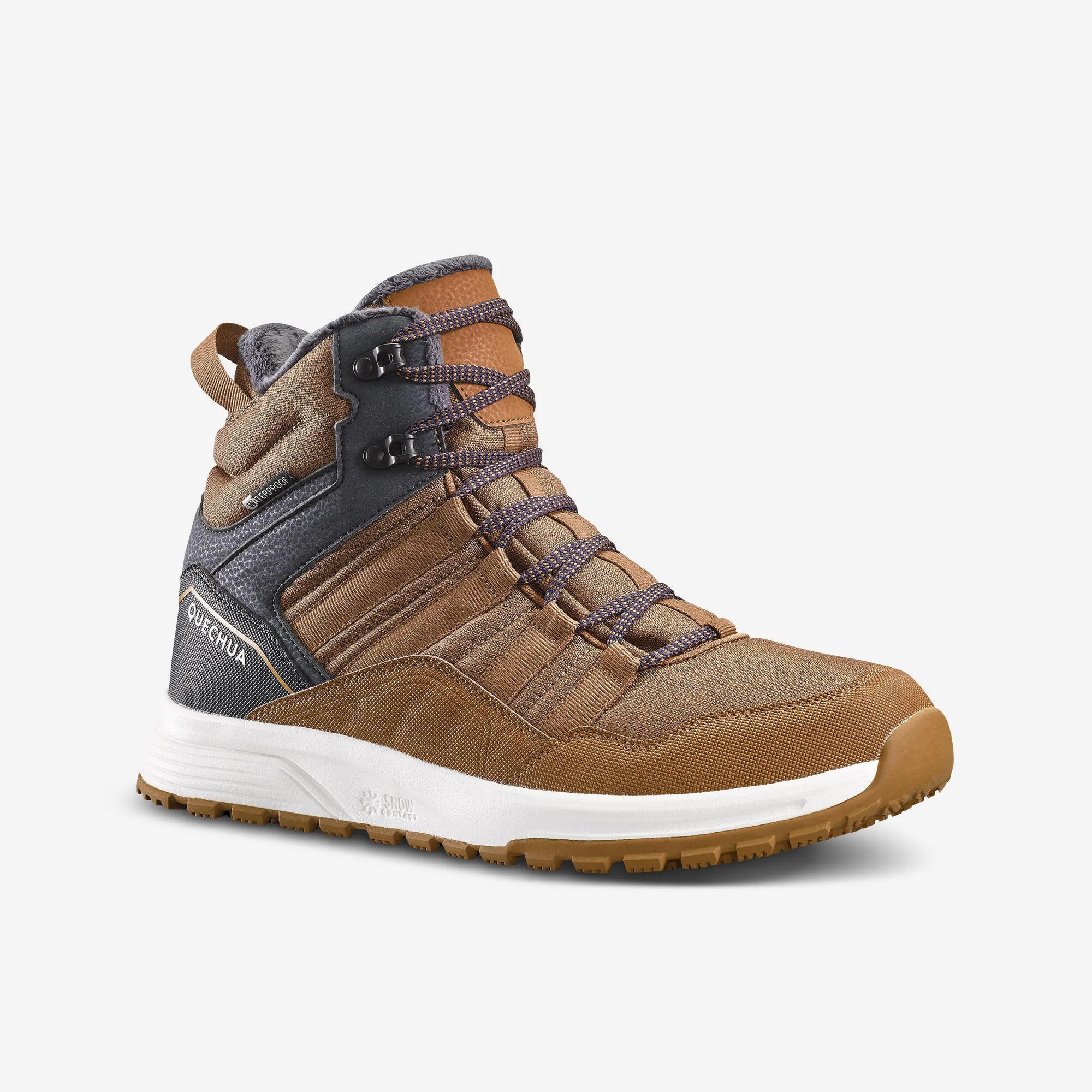 Mud Terrain Quechua Men's SH100 X-Warm Waterproof Hiking Boots