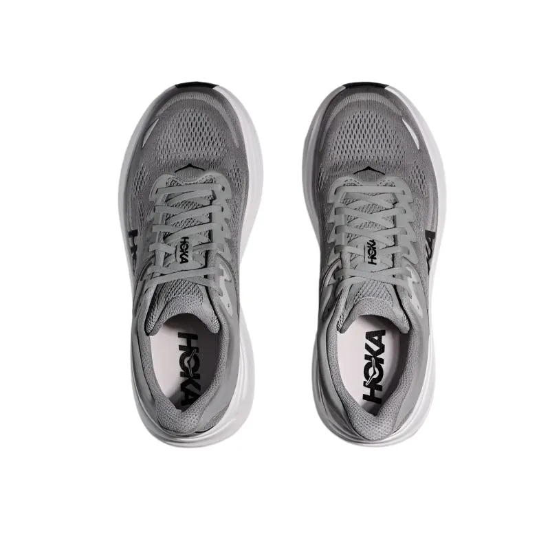 Night running safety hill training shoes HOKA Bondi 9 D Mens Running Shoes