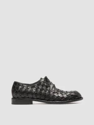 Effortless Smart Wear RUGGED 007 - Black Leather Derby Shoes