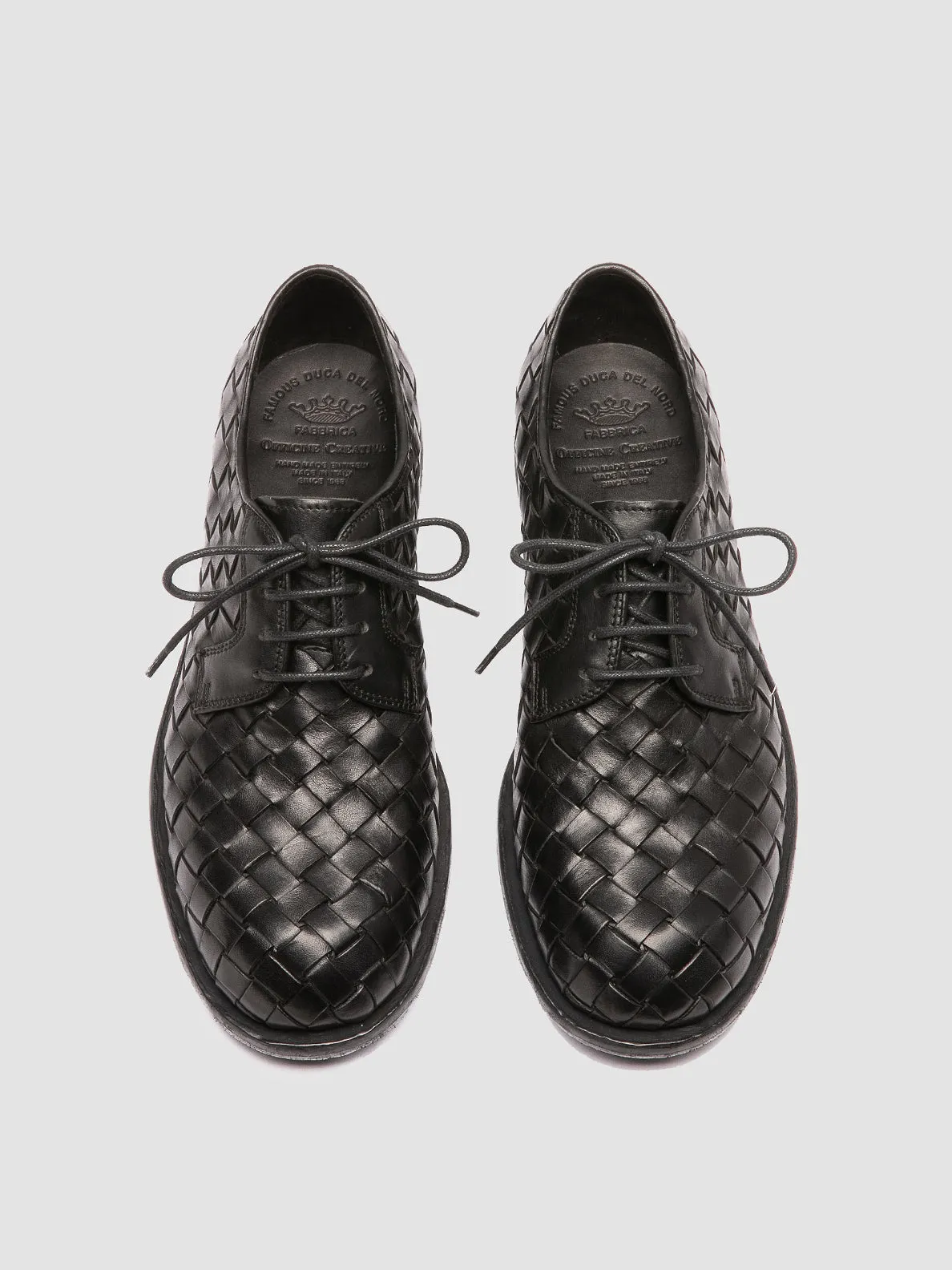 RUGGED 007 - Black Leather Derby Shoes Polished Fit Formal Footwear