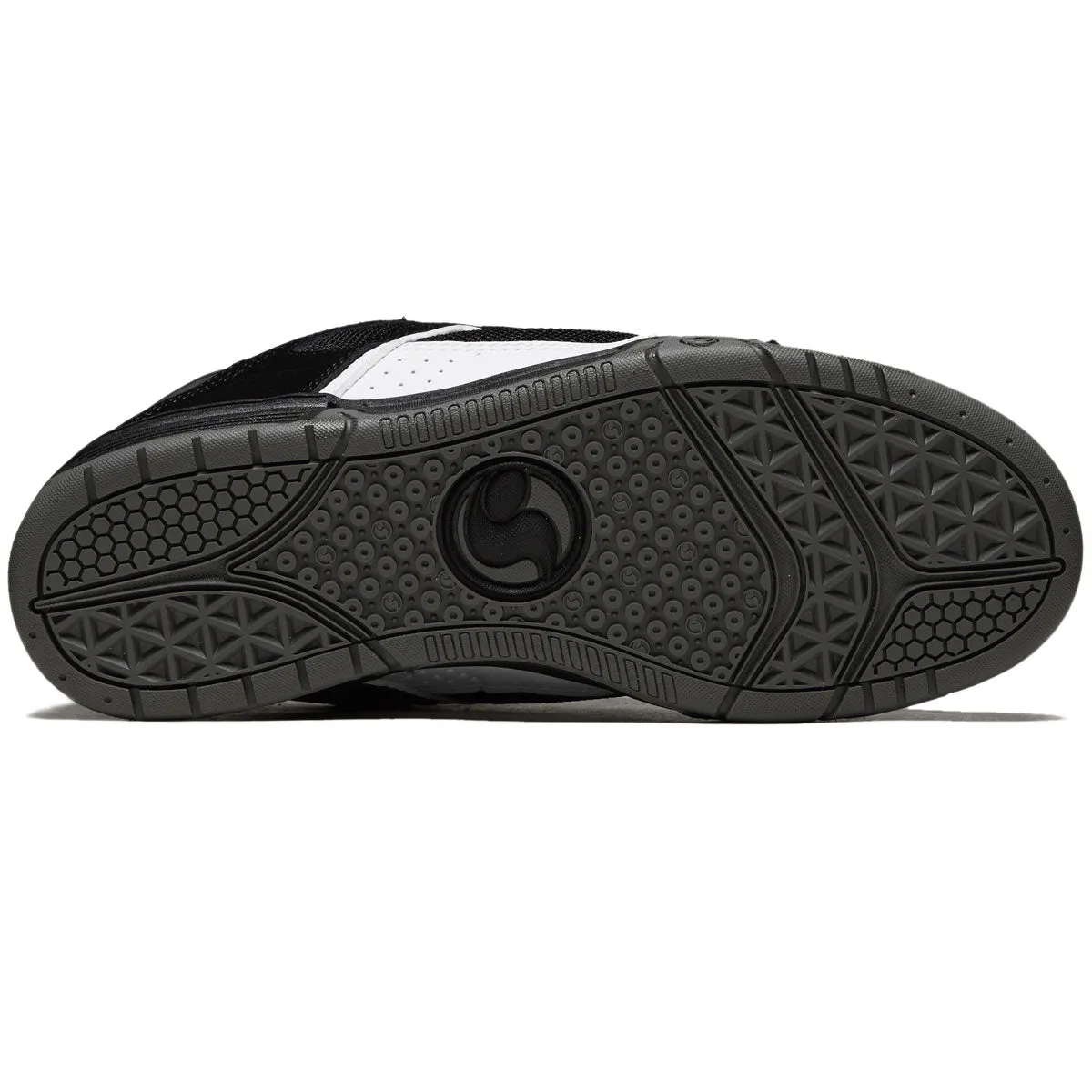 Extended Ride Evening Out DVS Comanche Shoes - Black/White/Charcoal Nubuck