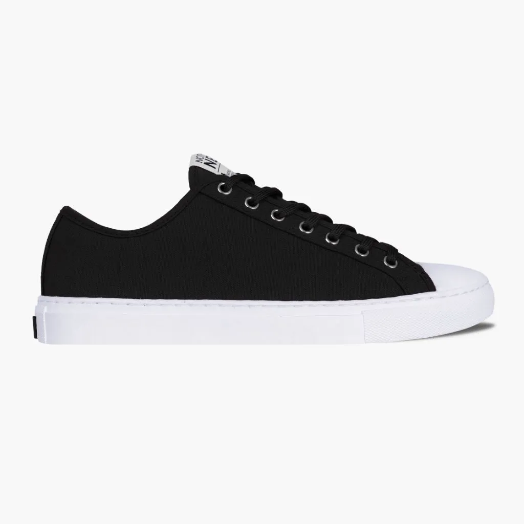 Women's Classic Low Top | Black x White Clean Touch