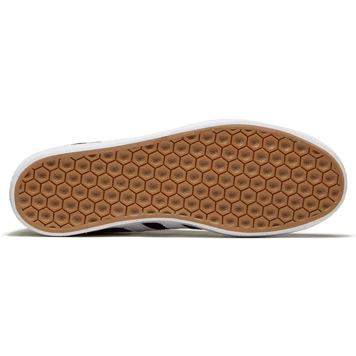 Performance Skate Fit Adidas Gazelle Adv Shoes - Core Black/White/Gold Metallic