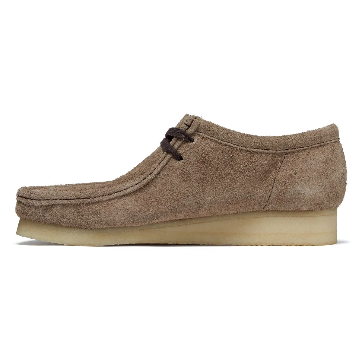 foot strength Clarks Wallabee Shoes - Wolf Suede