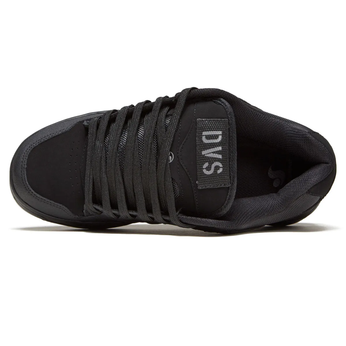 Foot Power Easy Slide DVS Enduro Heir Shoes - Black/Black Leather
