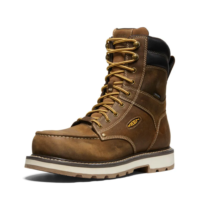Men's Cincinnati 8" Waterproof 90?? Heel Boot (Carbon Toe)  |  Belgian/Sandshell Stability frame Comfort Trekking
