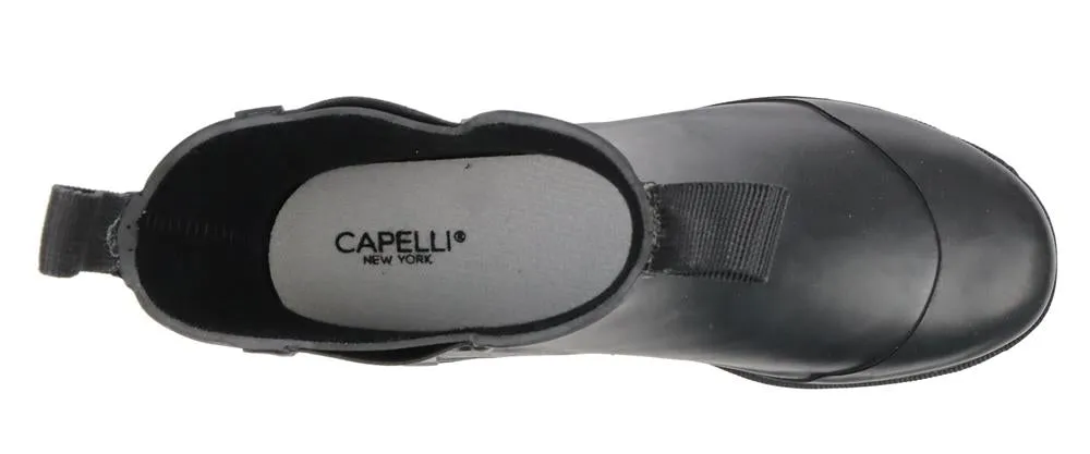 Ladies Matte Rain Boot with Contrasting Toe Cap Urban Walk