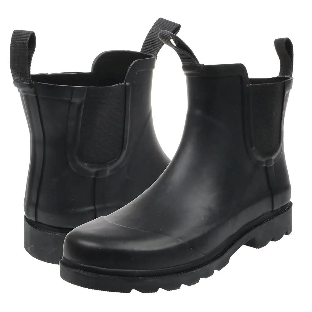 Ladies Matte Rain Boot with Contrasting Toe Cap All Day Wear Protection