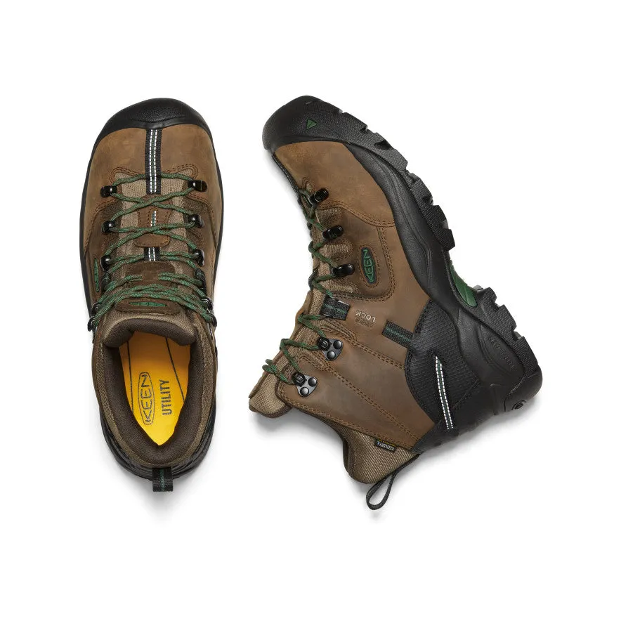 Men's Pittsburgh Energy 6" Waterproof Boot (Carbon Toe)  |  Cascade Brown/Greener Pastures Tough Build