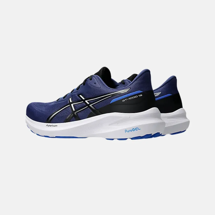 Hydrophobic ASICS GT-1000? 13 Men's Running Shoes - Indigo Blue/White