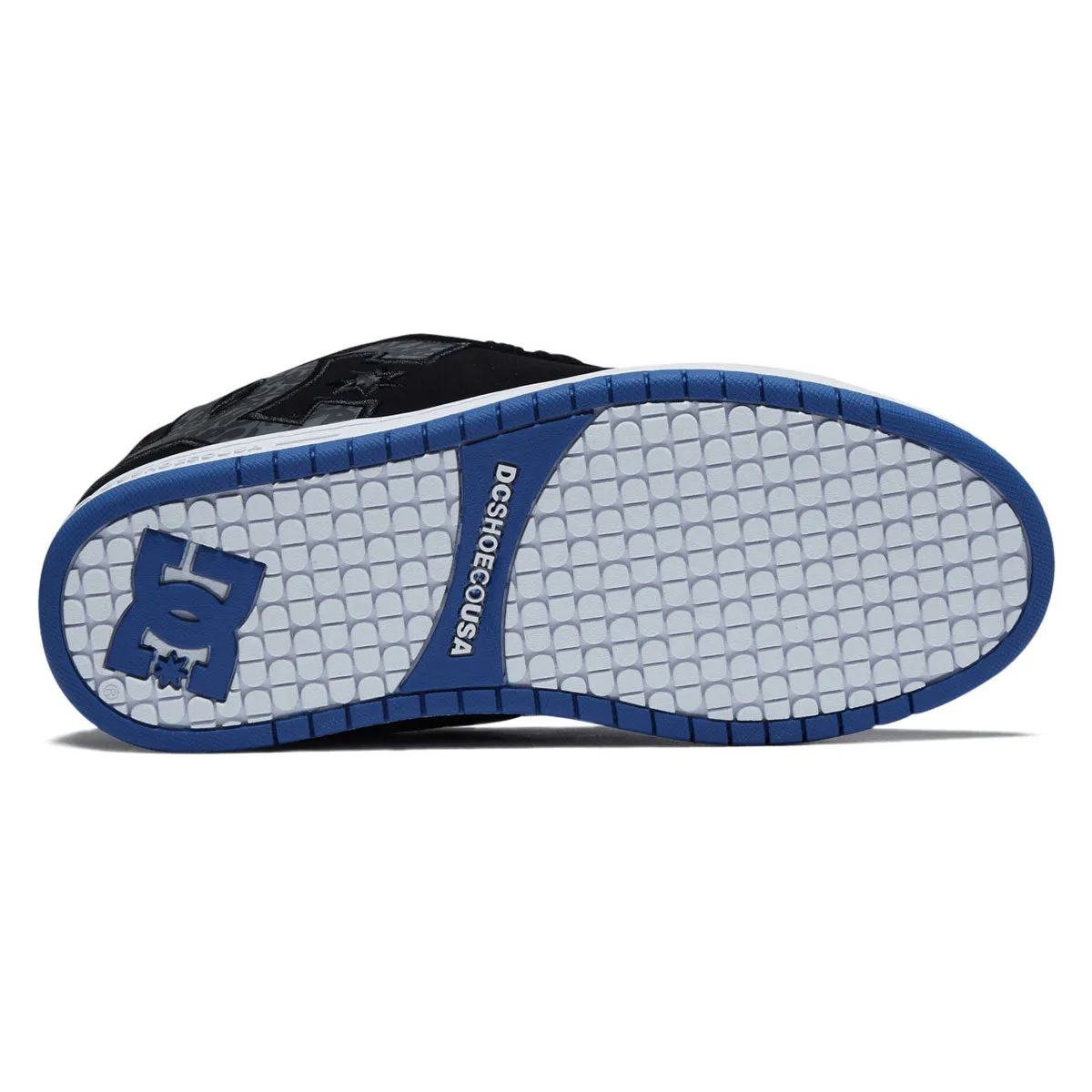 DC Court Graffik Shoes - Black/Blue Comfort arch Free Ride