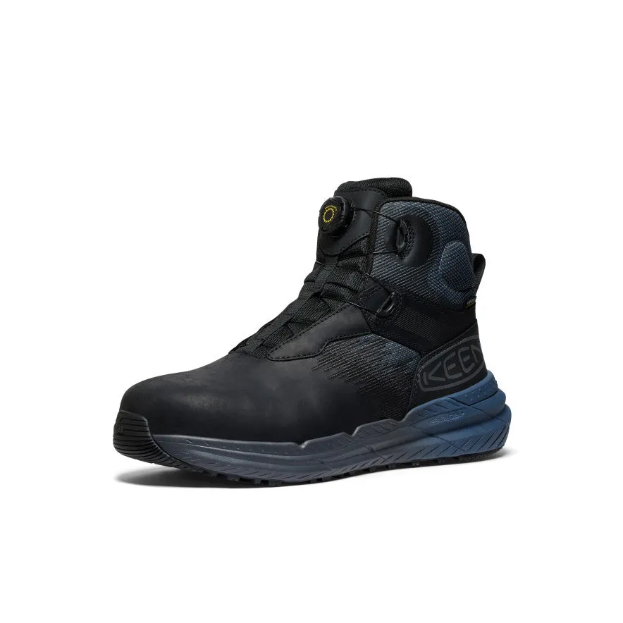 Extreme Comfort Men's Snapline RF Waterproof Boot (Carbon Toe)  |  Vintage Indigo/Black
