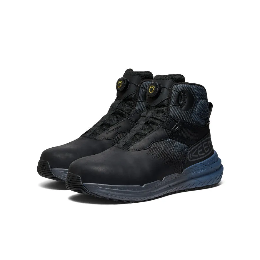Backpacking Trail Nature Ready Men's Snapline RF Waterproof Boot (Carbon Toe)  |  Vintage Indigo/Black