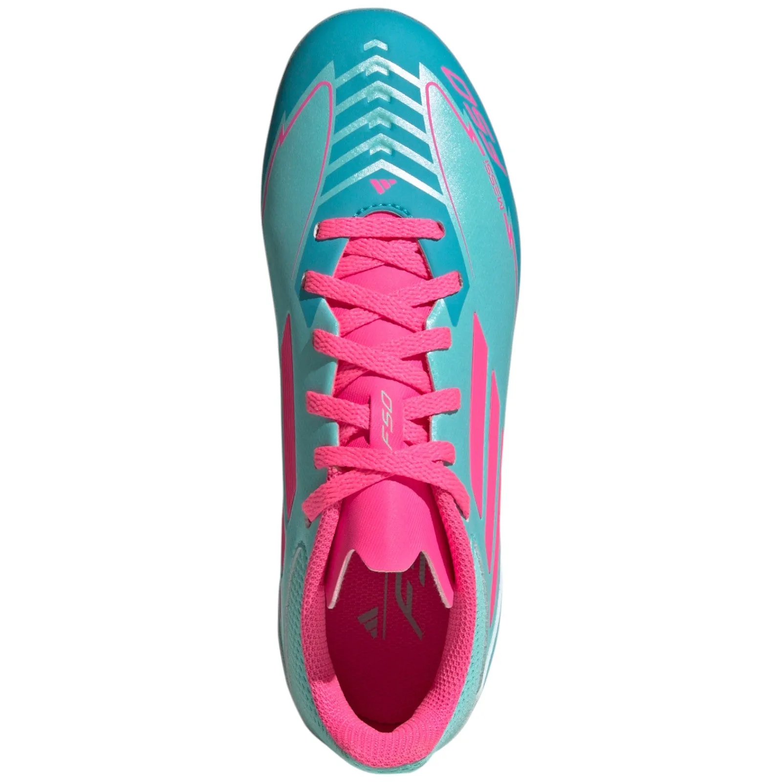 adidas F50 League Kids Firm/Multi-Ground Messi Football Boots Stable Fit