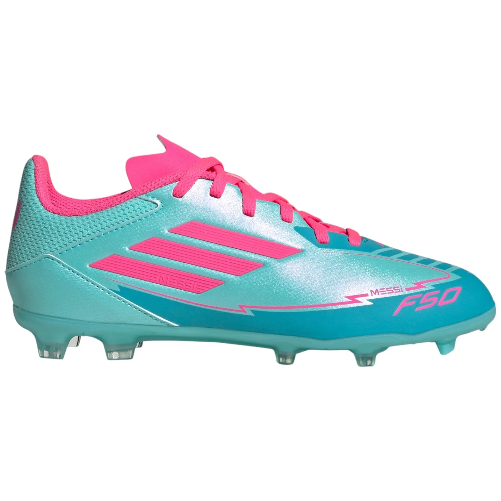 adidas F50 League Kids Firm/Multi-Ground Messi Football Boots Agility Move