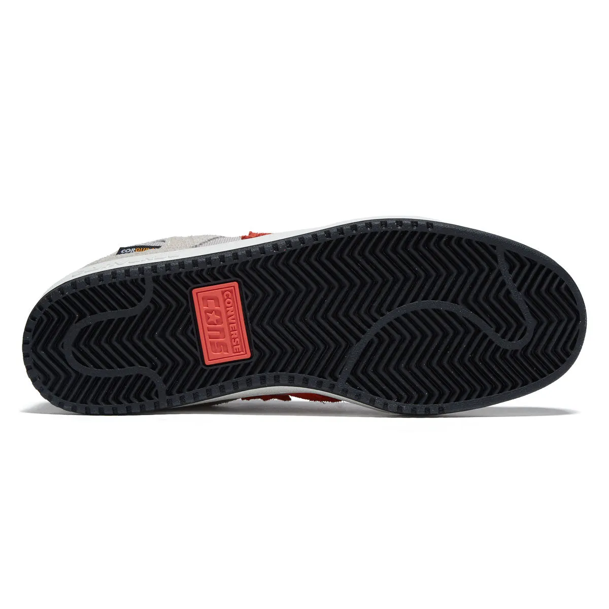 Converse AS-1 Pro Ox Shoes - Papyrus/Black/Vermillion Red Skater Fit Grip Enhancement