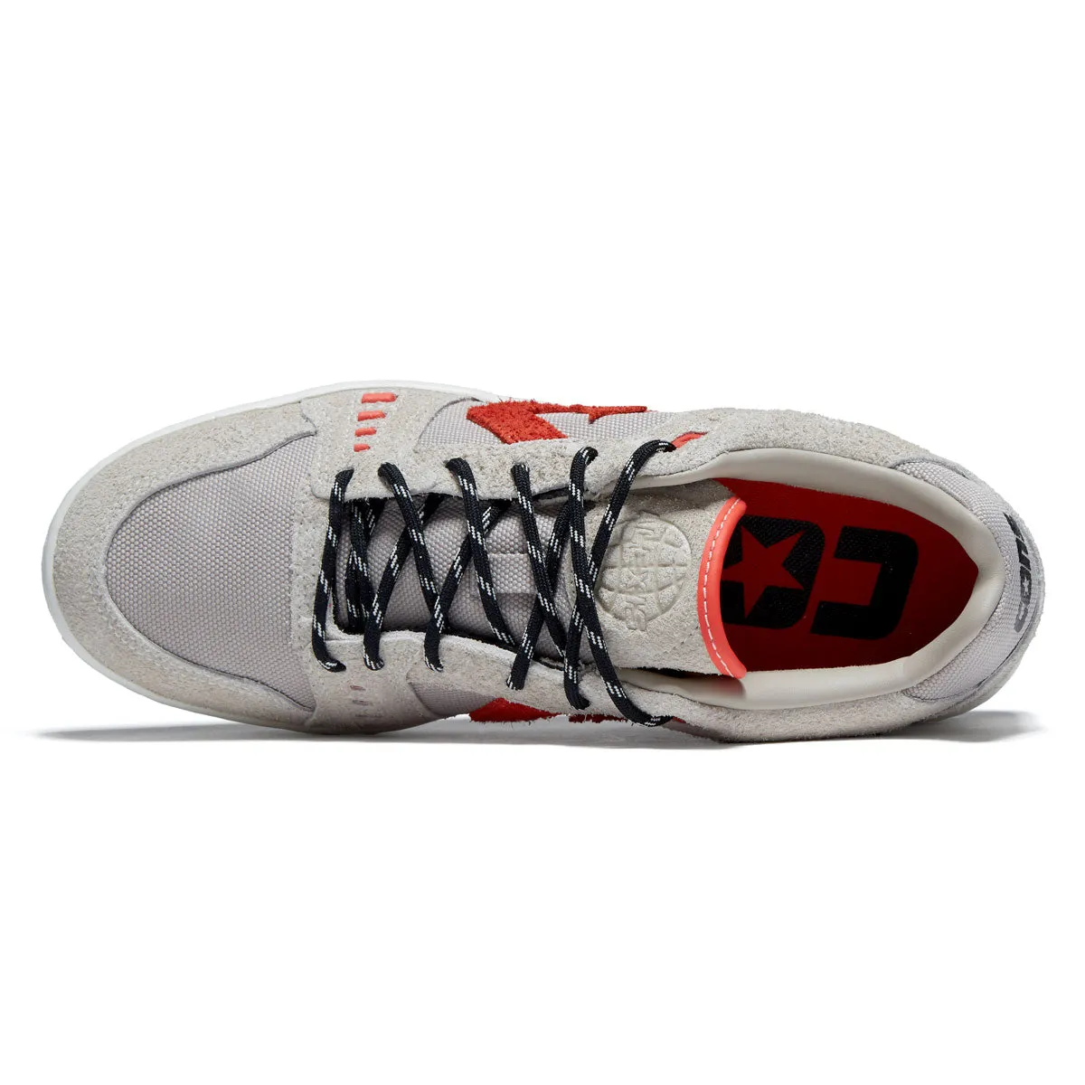 Sport Comfort Converse AS-1 Pro Ox Shoes - Papyrus/Black/Vermillion Red