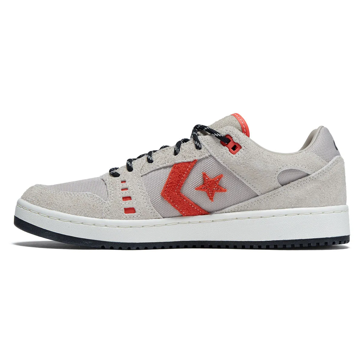 Grip Action Slip On Converse AS-1 Pro Ox Shoes - Papyrus/Black/Vermillion Red