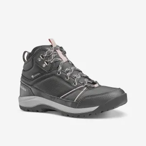 Quechua Women's Waterproof Hiking Boots - NH100 Mid WP Adventure Performance