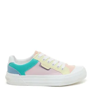 Cheery Pastel Color Block Sneaker Leisure Comfort Airy Fit