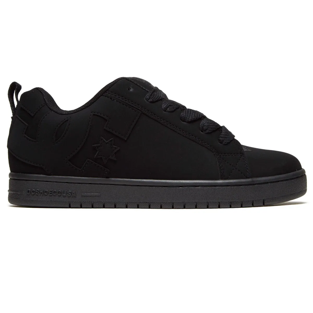 Long Wear DC Court Graffik Shoes - Black/Black/Black