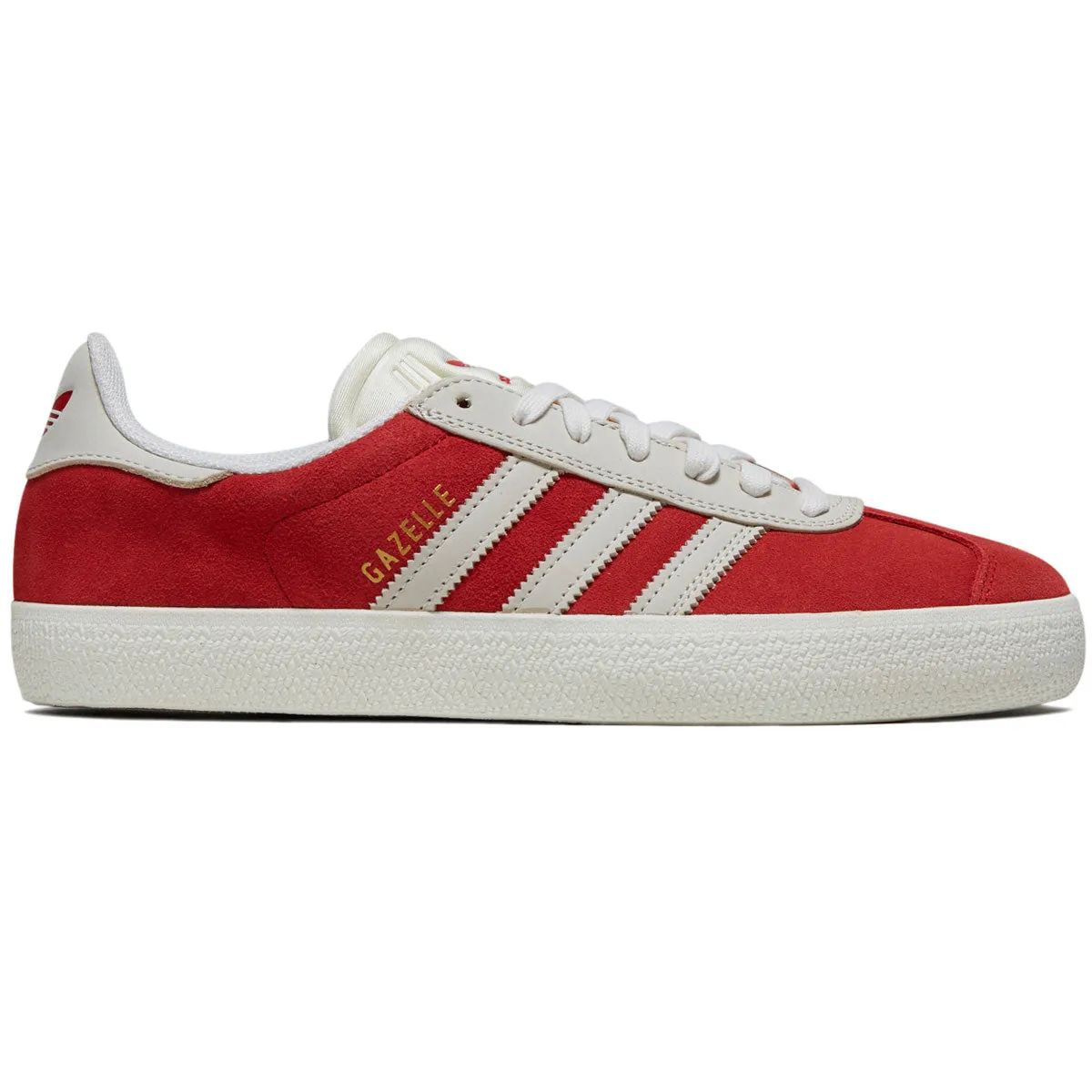 Casual Comfort Impact Ready Adidas Gazelle Adv Shoes - Better Scarlet/Core White/Gold Metallic