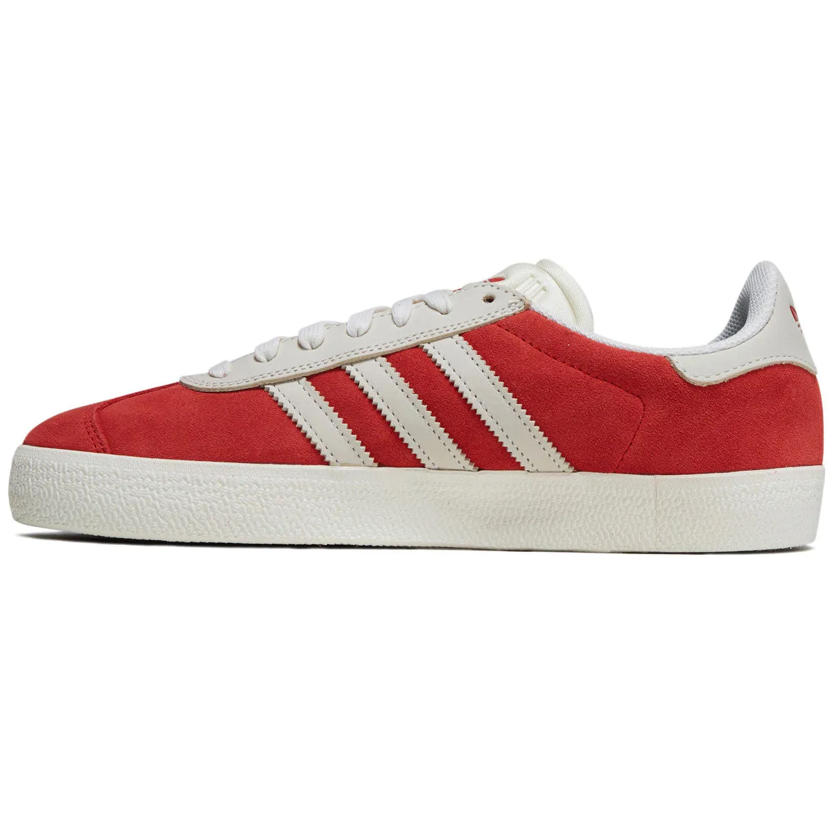 Adidas Gazelle Adv Shoes - Better Scarlet/Core White/Gold Metallic Comfort Padding Classic Color