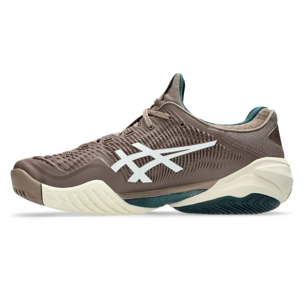 Asics Court FF 3 Men's Tennis Shoe (Taupe Grey/White) Breathable Lining Training Gear