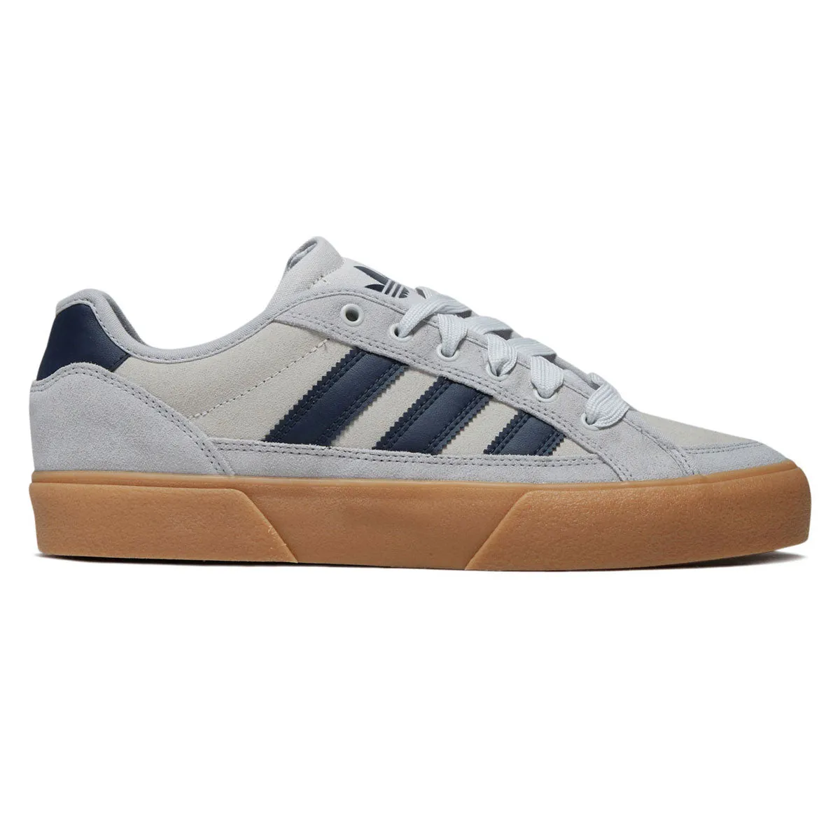 All Season Wear Street Ready Action Adidas Court TNS Premiere Shoes - Grey/Core Navy/Gum