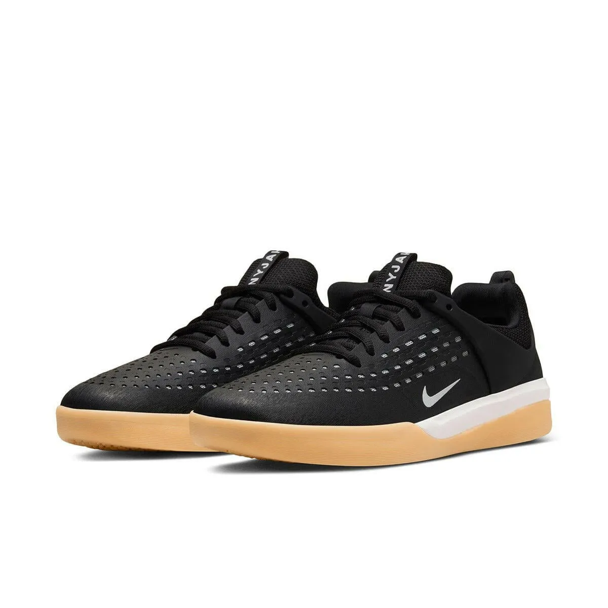 Adjustable Fit Street Flex Nike SB - Nyjah Free 3 Shoes Black/White-Black-White