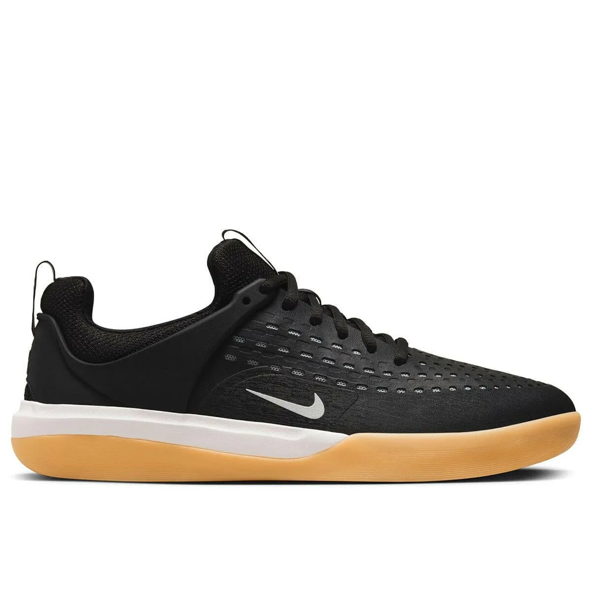 Nike SB - Nyjah Free 3 Shoes Black/White-Black-White Cushioned Grip Free Fit