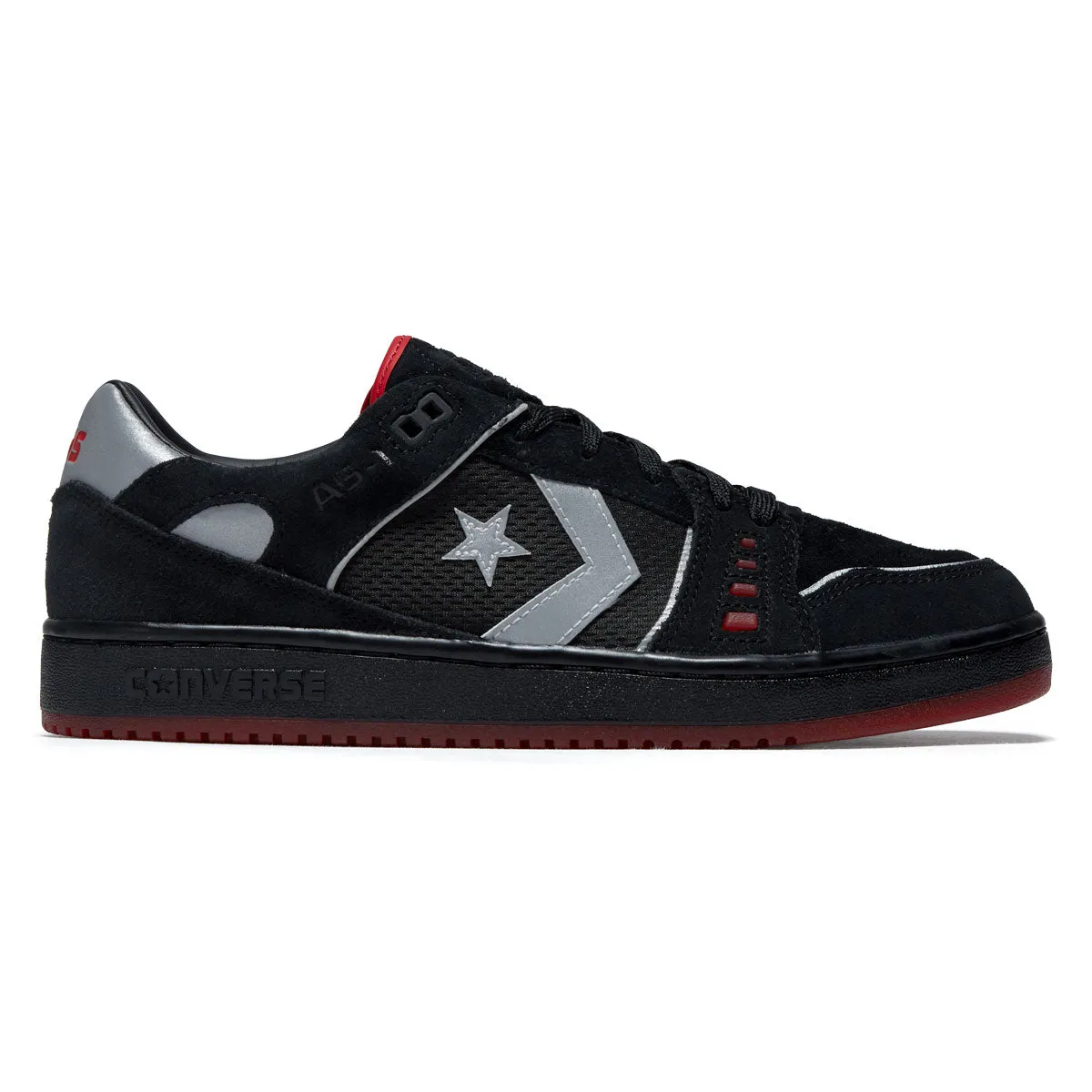Converse AS-1 Pro Ox Shoes - Black/Red/Red Outdoor Ready Fit Smooth Walk