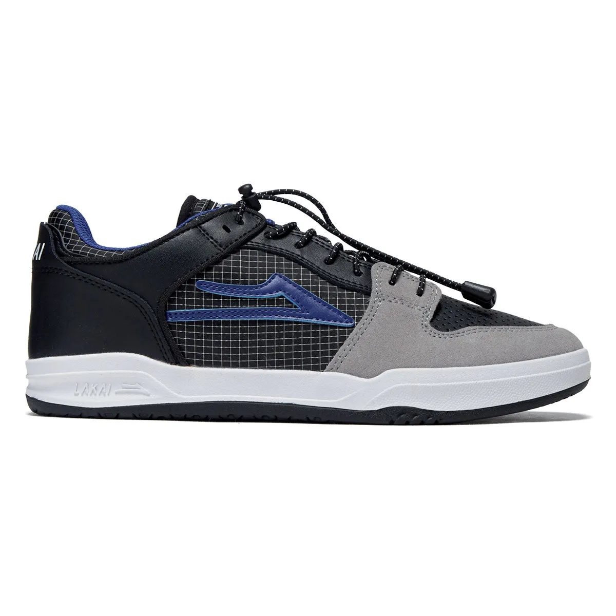 Lakai Telford Low Shoes - Black/Tech Suede Skater Friendly
