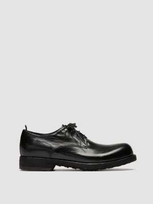 BULLA DD 101 - Black Leather Derby Shoes Sleek Professional Edge
