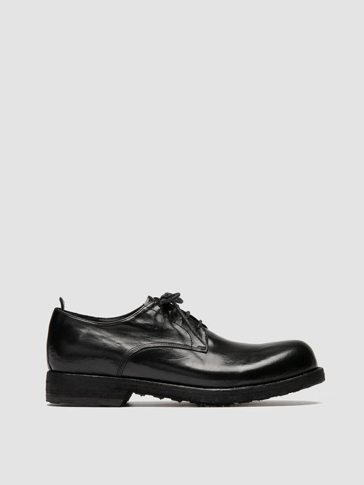 BULLA DD 101 - Black Leather Derby Shoes Sleek Professional Edge