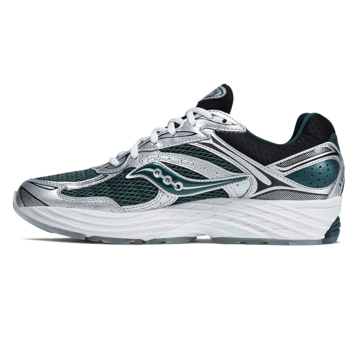 Saucony Progrid Omni 9 Shoes - Green/Black Effortless Ride Elastic Support