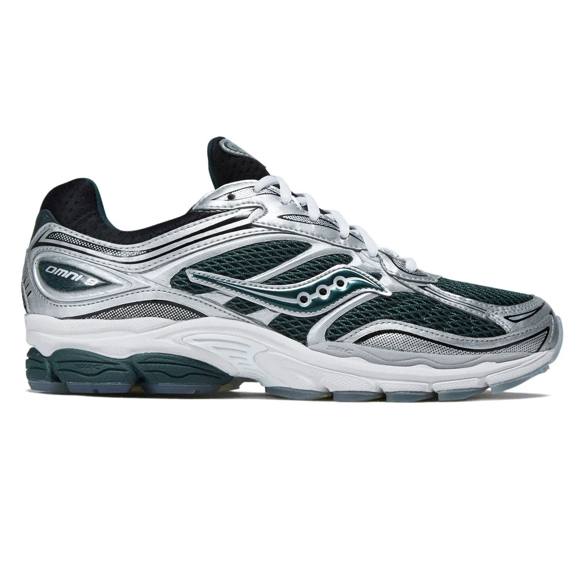 Saucony Progrid Omni 9 Shoes - Green/Black All Day Ride Sleek Comfort