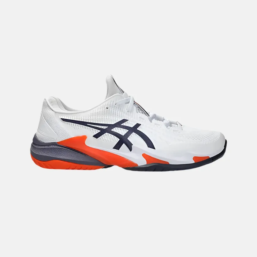 Asics Court FF 3 Men's Tennis Shoes -White/Greyish Purple Long Walk Zip Up Design