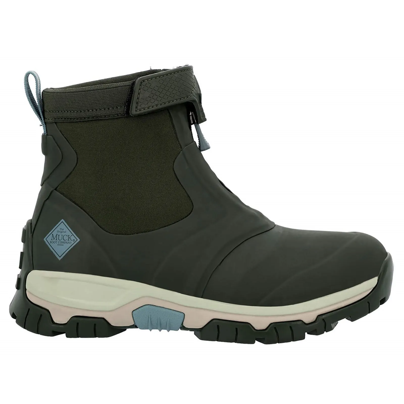 Weather Ready Gear Muck Boots Womens Apex Mid Zip Wellington Moss