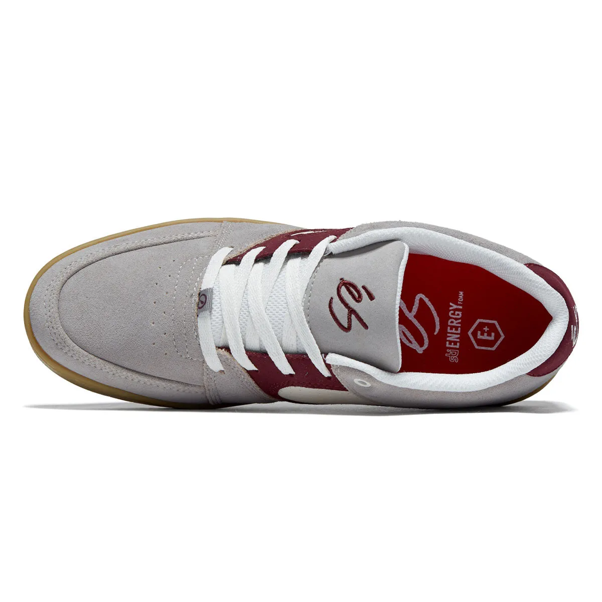 Stable base eS Accel Slim Shoes - Grey/Burgundy