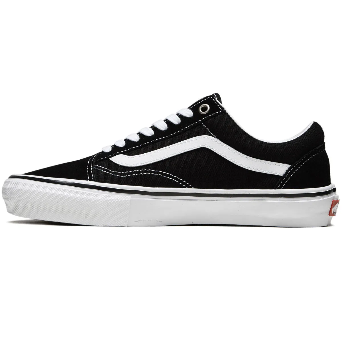 Ground Stability Ultra Light Walk Vans Skate Old Skool Shoes - Black/White