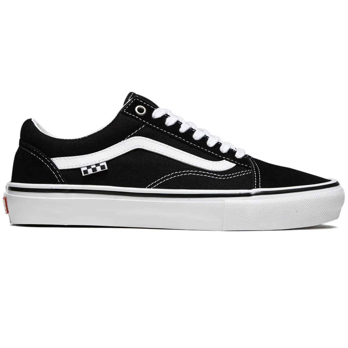 Vans Skate Old Skool Shoes - Black/White Slip Free