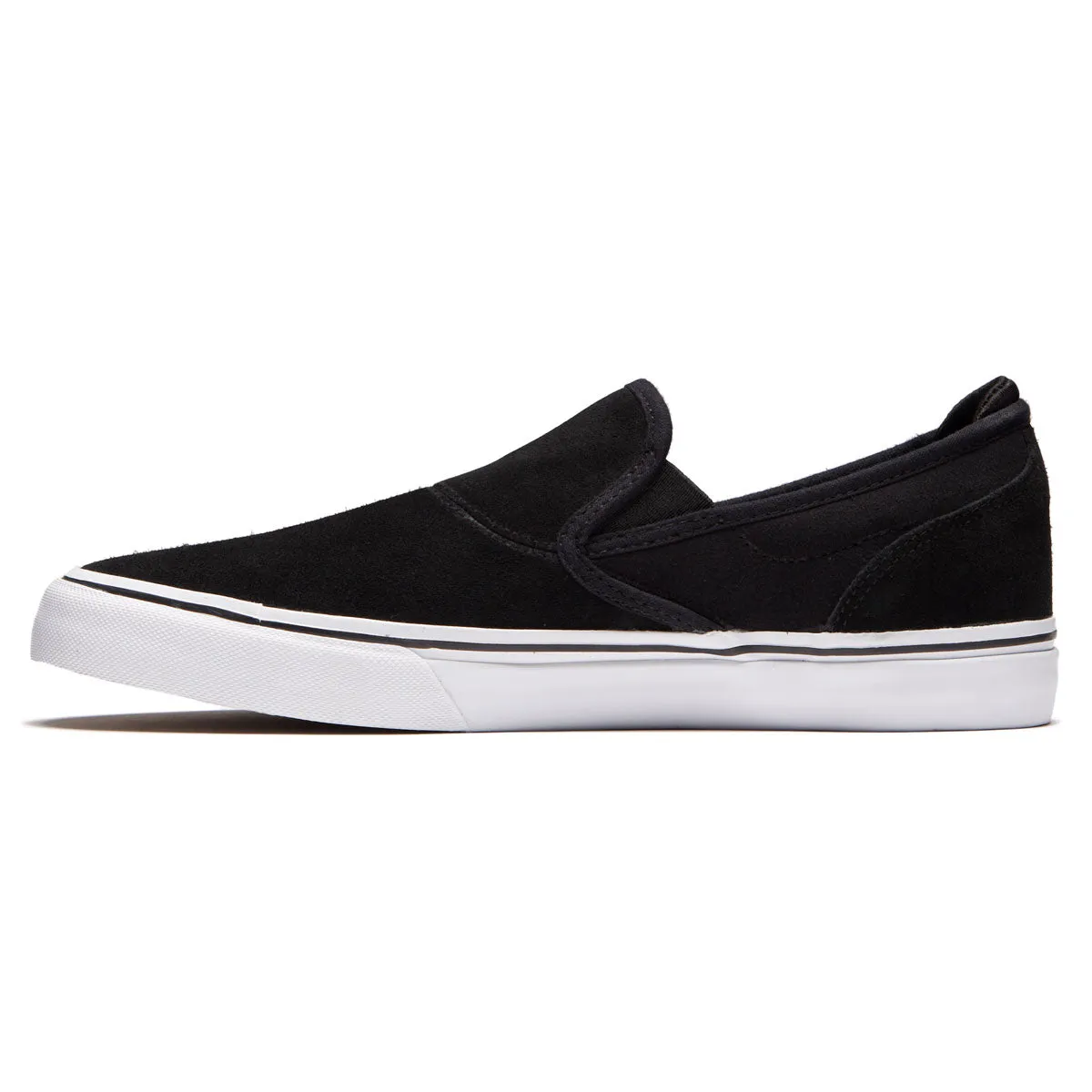 Emerica Wino G6 Slip-on Shoes - Black/White/Gold Comfortable Wear Quick Ride Comfort