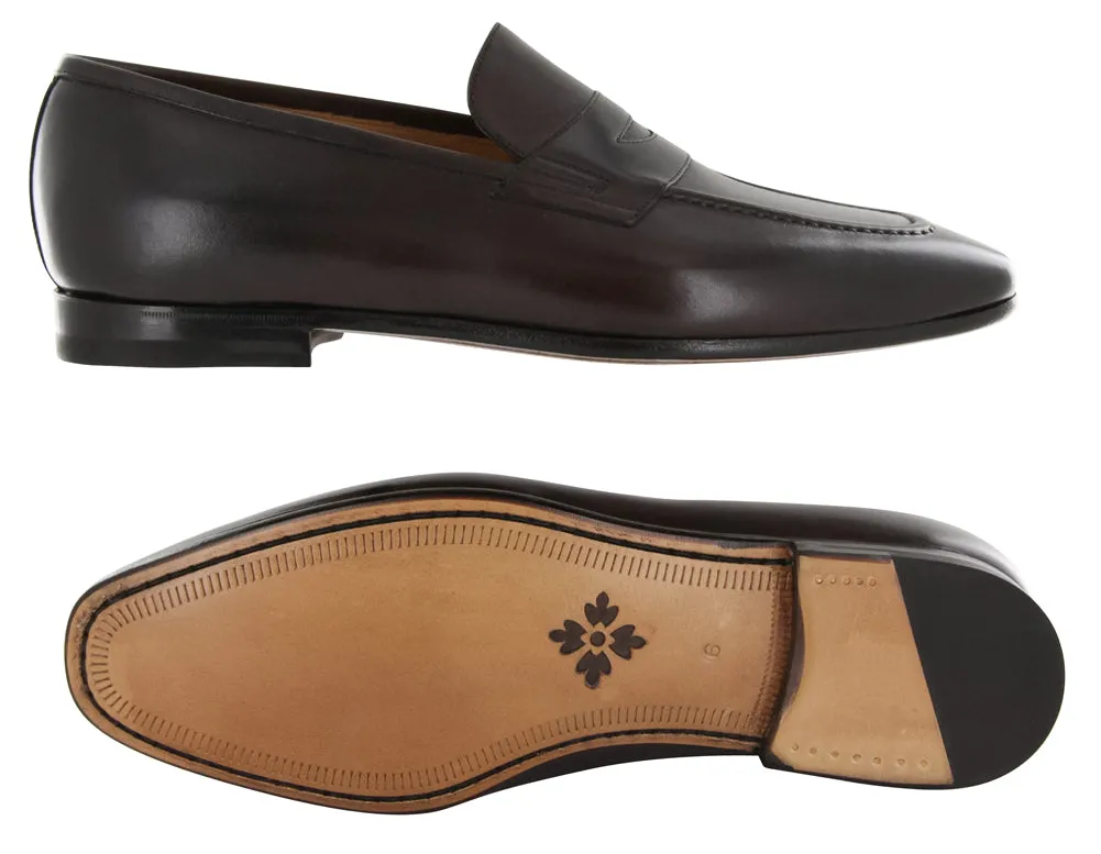 Durable Leather Slip-ons Timeless Comfort Fiori Di Lusso Brown Shoes