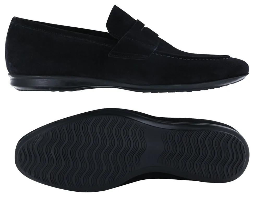 Photographer??s Pick Fiori Di Lusso Dark Blue Penny Loafers