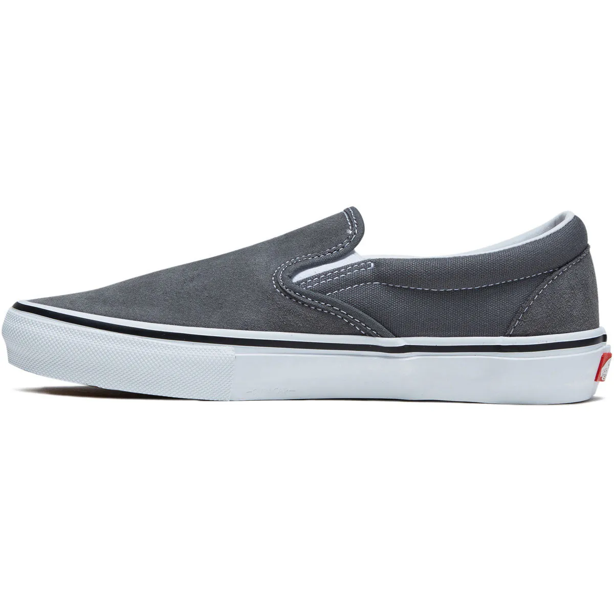 Vans Skate Slip-on Shoes - Pewter/White All Purpose Wear