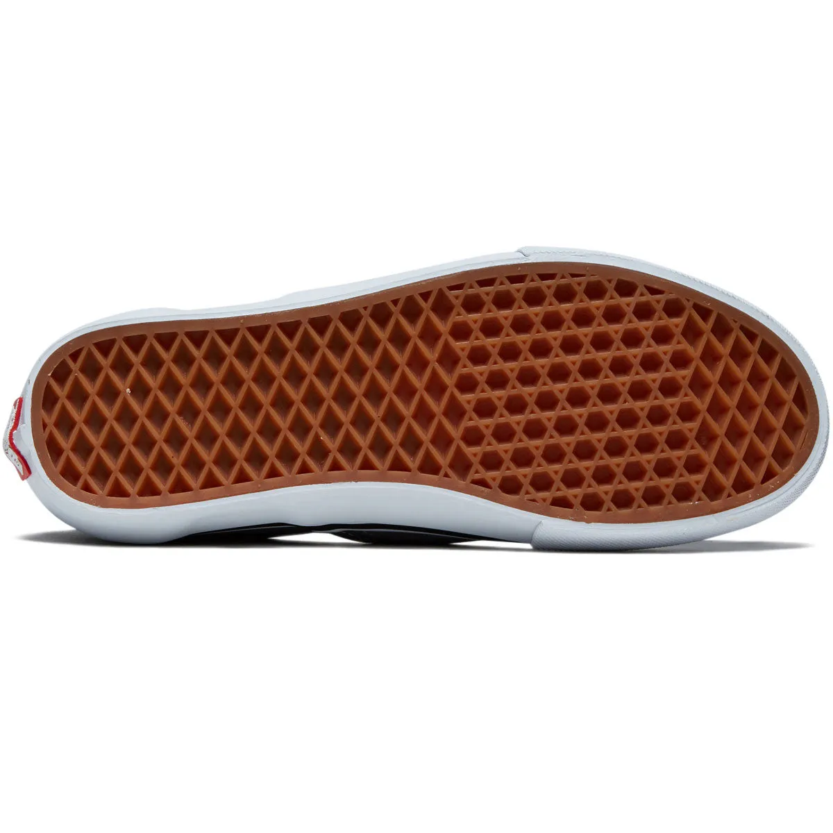 Long Wear Sole Stability Vans Skate Slip-on Shoes - Pewter/White