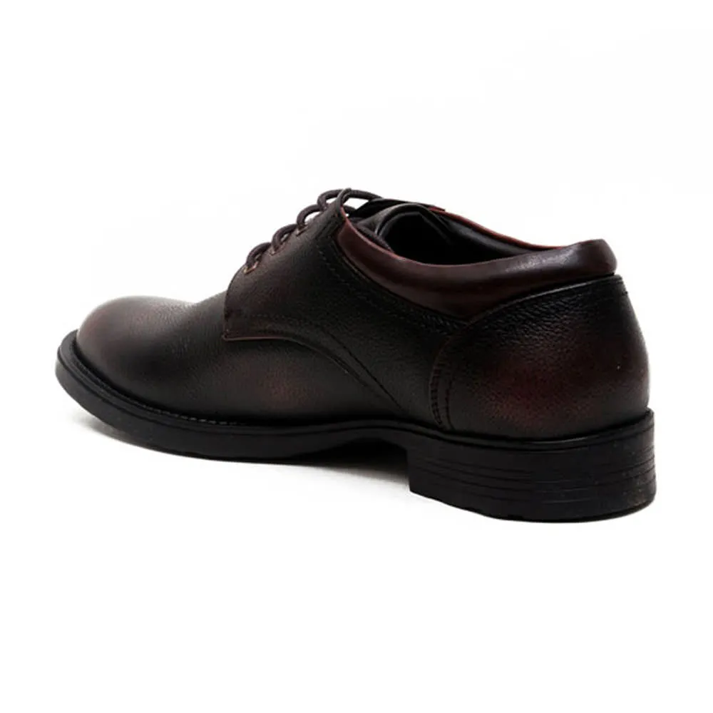 Healers Formal Brown Lace-Up Derby Shoes For Men GAS-C17 By Liberty Cold Days Streamlined Design