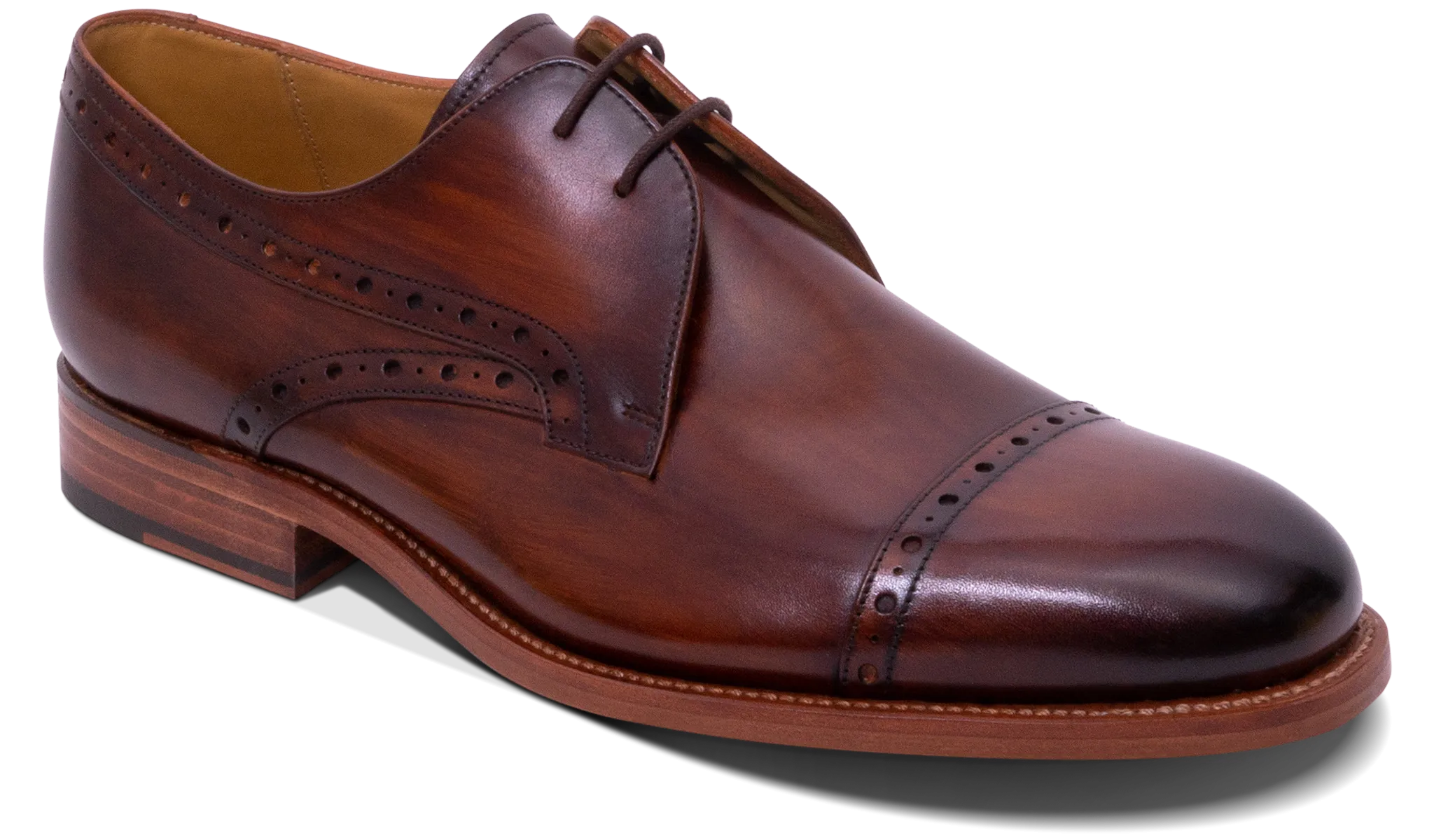 Compact Sole Wye - Hand Brushed Brown