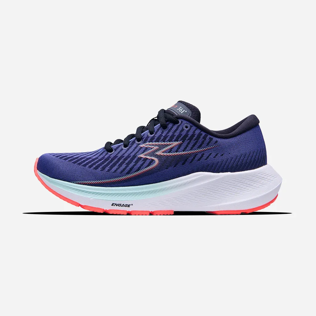 361-KAIROS 3: Skipper Blue/Neon Flair Canvas Upper long - lasting